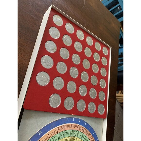 Vintage 1965 Meet the Presidents Board Game Selchow & Righter Company USED - Picture 5 of 9